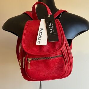 Stylish Red Women's Backpack